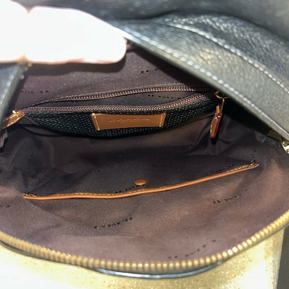 Coach Black Leather Backpack - Picture 9 of 14